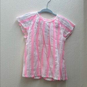 Tartaleta Spanish Pink and White Striped Girl Blouse